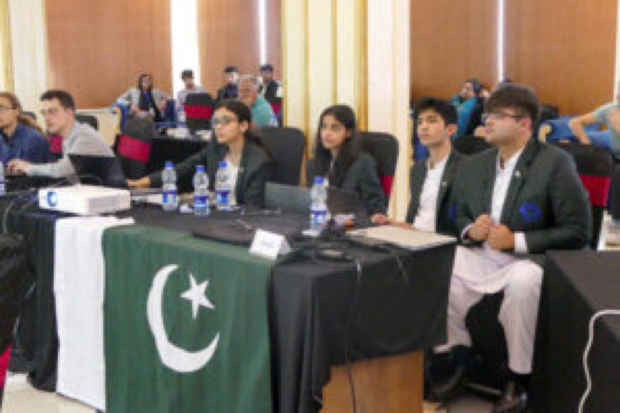 Team Pakistan at the jury tables
